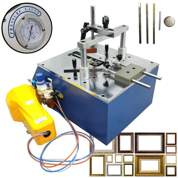 Desktop Pneumatic Picture Frame Nail Angle Machine Picture Frame Splicing Machine