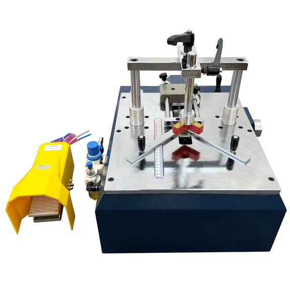 Desktop Pneumatic Picture Frame Nail Angle Machine Wood Frame Joining Machine Adjustable V Nailer