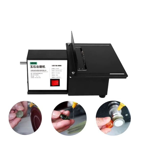Desktop Polishing Machine, Jade Carving And Cutting Machine, Jewelry Grinding Machine Mini Table Saw Polishing Tool ,Easy to Operate