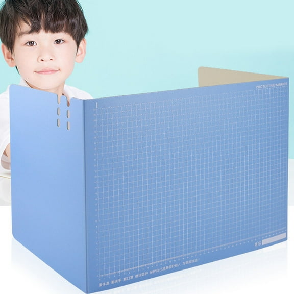 Desktop Privacy Panel Partition Board Desk Divider Dispensers Separator Panel Study Carrel Baffle Removable Foldable for Office Classroom 19* 14IN