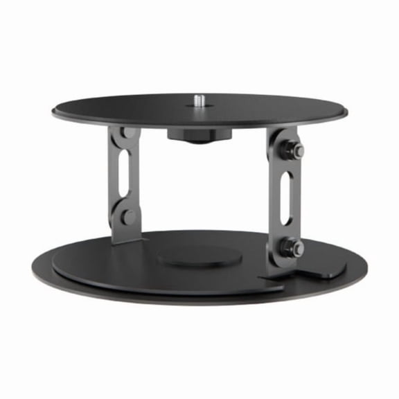 Desktop Projector Stand 360 Degree Rotating Base Multi Angle Projection 1/4 Screw Supports Up to 10kg Carbon Steel Rack