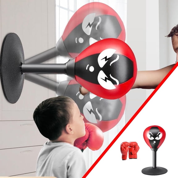 Desktop Punching Bag Punch Bag Heavy Duty Suction Cup Desktop Boxing Desk Boxing Punching Bag Boxing Toys,Christmas Gift,Birthday Present,Surprise Toy