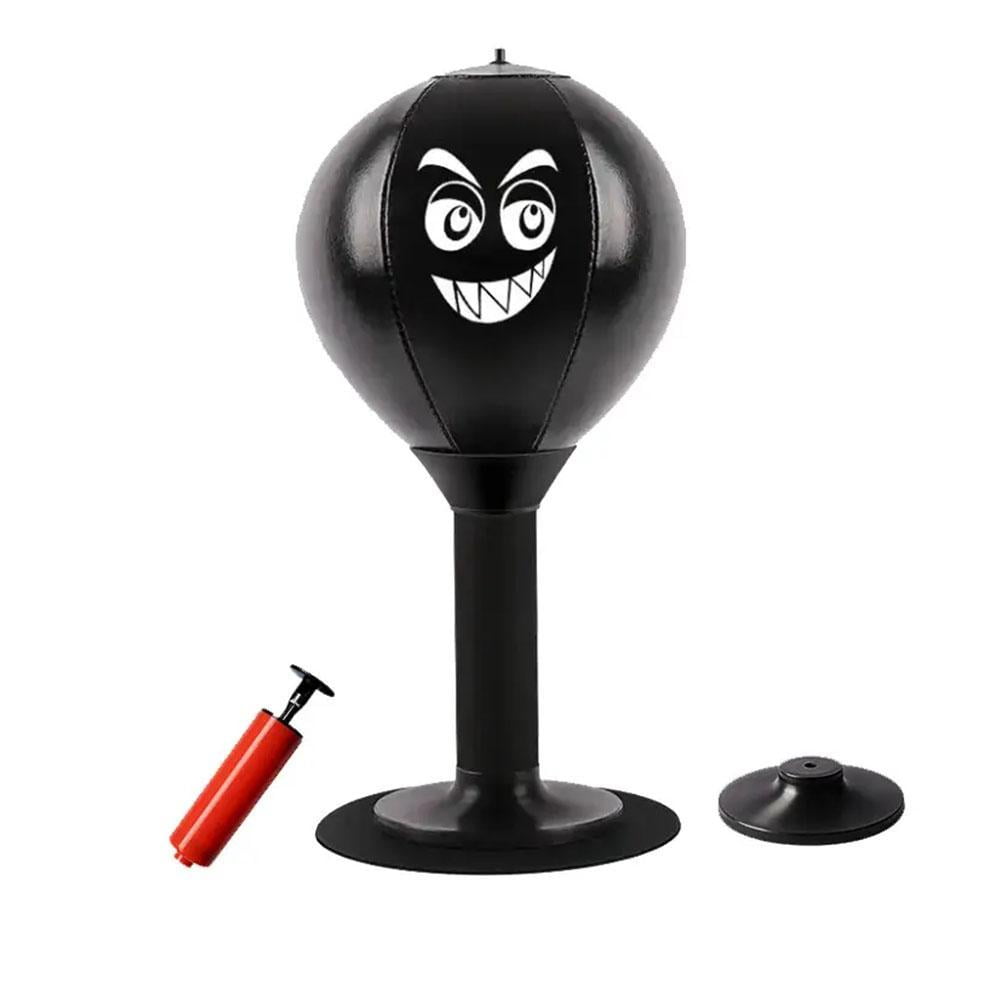 Desktop Punching Bag - Suction Cup Design for Office Table and Counters, Heavy Duty Stress Relief Ball, Fun Gifts