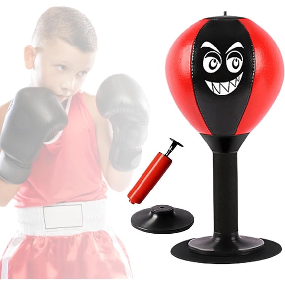 Desktop Punching Bag for Stress Relief, Desk Boxing Bag with Strong Suction Cup, Fun Punch Rage Bags for Adults Men Women, Office Table Speed Ball, Portable Desk Boxing Punch Bags Gift for Birthday