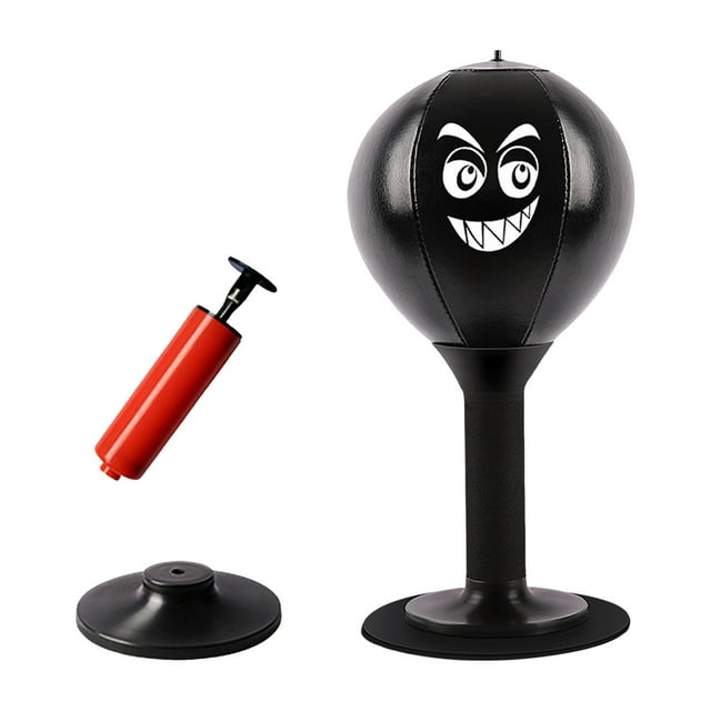 Desktop Punching Bag with Suction Cup Reflex Bag for Office Table and Counters Stress Relief Desk Punch Ball Fun Gift for Party for Kids and Adults