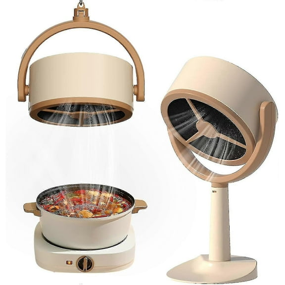 Desktop Range Hood, Portable Range Hood With 2 Speed Exhaust Fan, Adjustable Hanging Mini Extractor Hood With Strong Suction And Low Noise Filtering F1 Range Hood