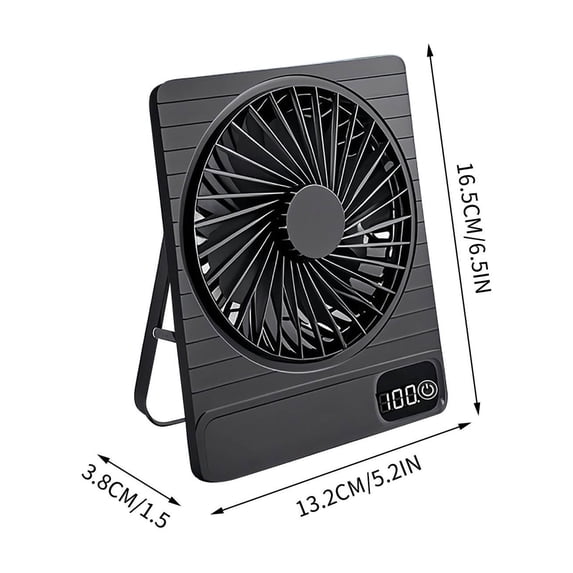 Desktop Rechargeable Student Dormitory Mini Fan Portable Silent Office Small Desktop Hands-Free Cooling for Summer Outdoor Work
