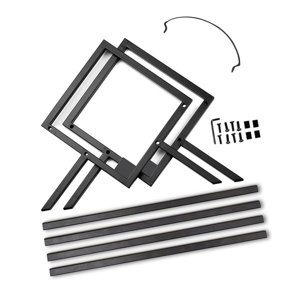 Desktop Record Storage Rack Sturdy Stand with Metal Construations for Daily Us