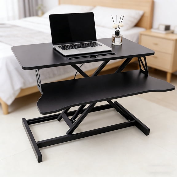 Desktop Riser for Home Office - Stand Up Desk Riser: Adjustable Desk That Raises Up and Down for Dynamic Workspaces
