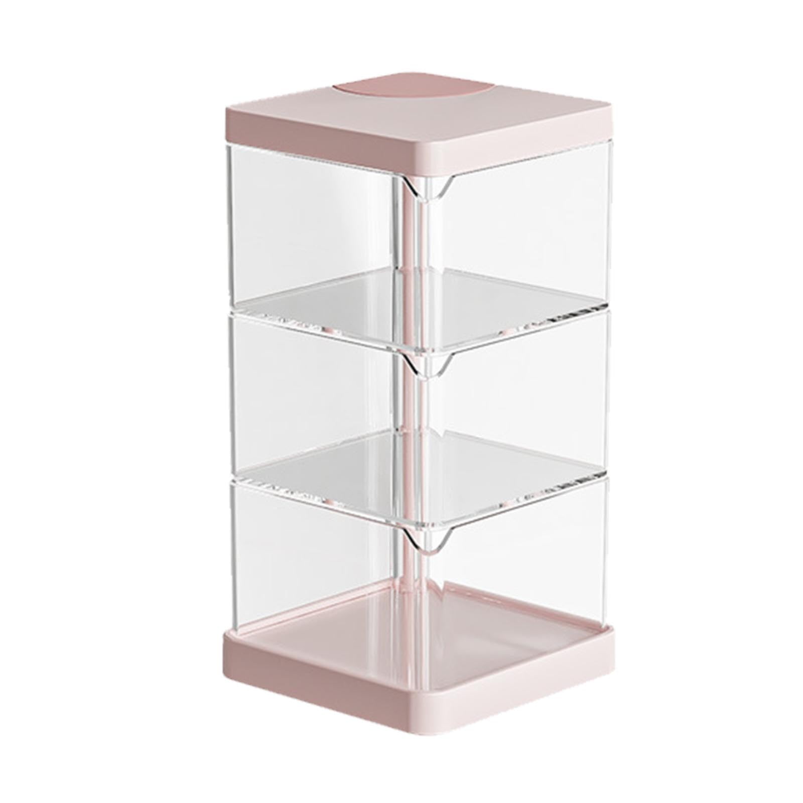 Desktop Rotating Storage Stationery Jewelry Cosmetics Organizer ...