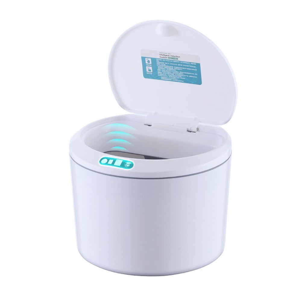 Desktop Sensor Trash Can Battery Operated Automatic Mini Waste Basket