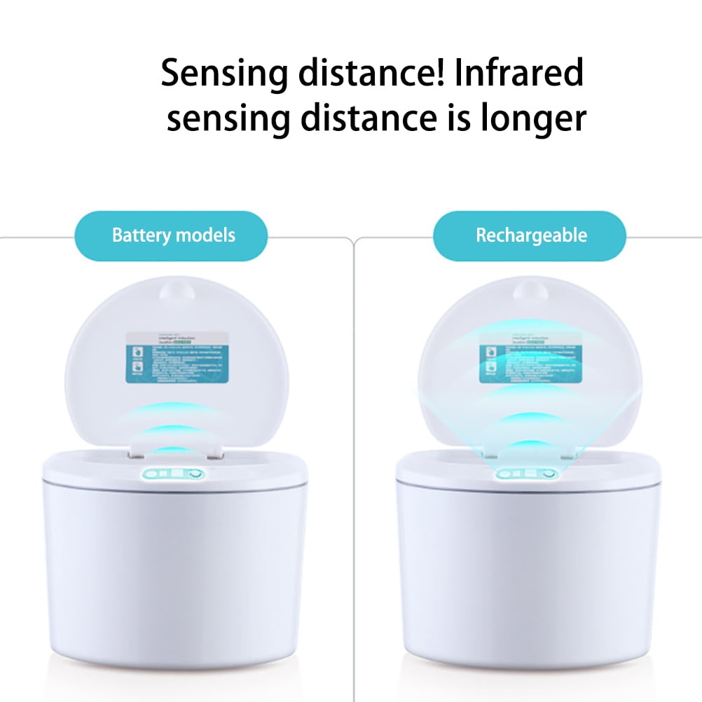 Desktop Sensor Trash Can Battery Operated Automatic Mini Waste Basket