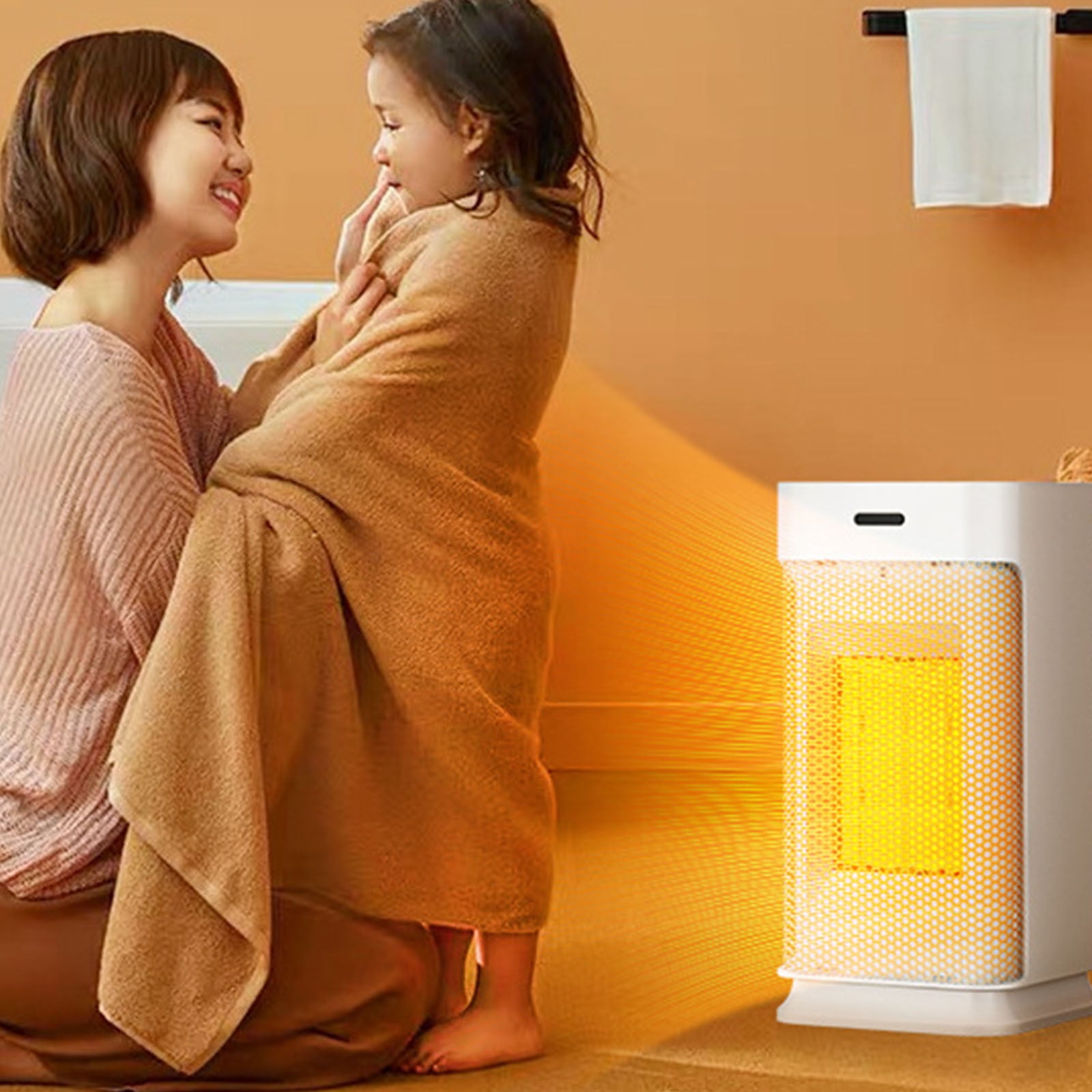 Desktop Shaking Timed Portable Space Heater Warm Under Desk Heater