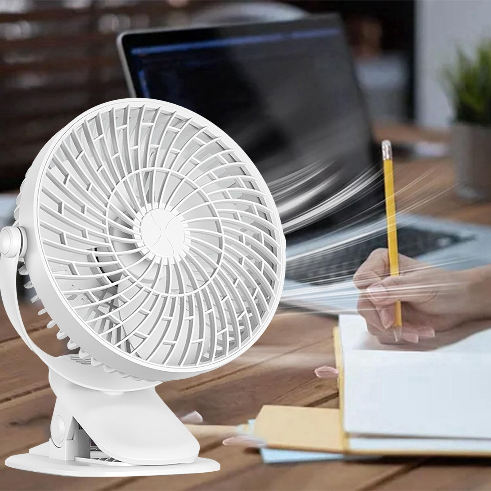 Desktop Small Fan Silent High Wind Desktop Fan Home Dormitory Portable
