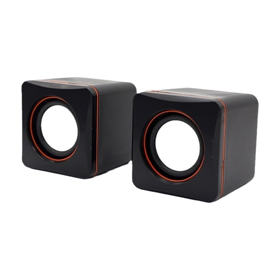 Desktop Sound Box USB Corded Subwoofer Home Office Speaker PC Accessories