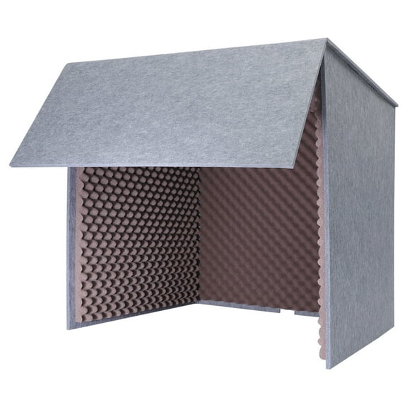 Desktop Soundproof Cover, Isolation Booth, Vocal Sound Absorbing Shield
