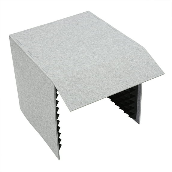 Desktop Soundproof Cover, Portable Vocal Recording Booth, Vocal Sound Absorbing Shield 23.62*23.62*23.62in