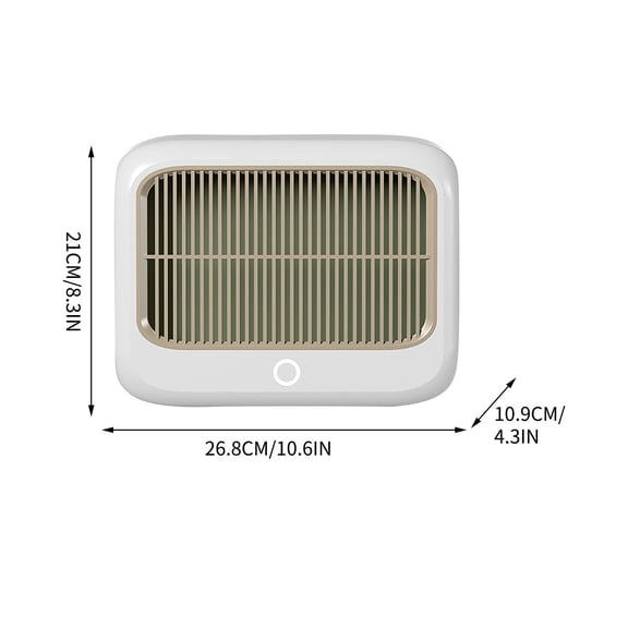 Desktop Space Portable Efficient Ceramic With Fast Heating Overheating Dumping Protection For Office Bedroom And Indoor