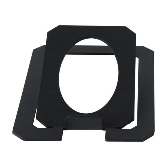 Desktop Speaker Stand Tilted Non Slip Fittings External Riser for Bookshelf black