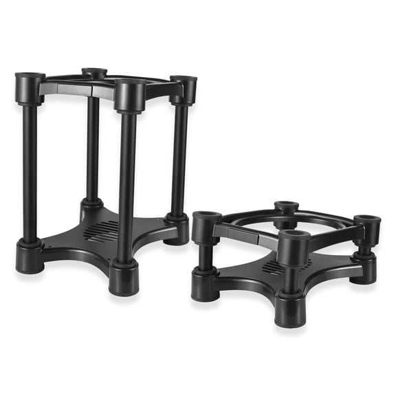 Desktop Speaker Stands Monitor Audio Bracket Shock Absorber Bracket with Adjustable Tilt Angle Anti-slip and Stable Suction Cups Removable Speaker Monitor Stands for 5/6/8-inch Speaker