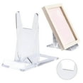 thumbnail image 1 of A Desktop Stand Acrylic Bookshelf Cell Phone Holder Photo Frame Stand Display Stand for Display Adjustable Transparent Display Easel Stand for Home Comic Album, 1 of 9