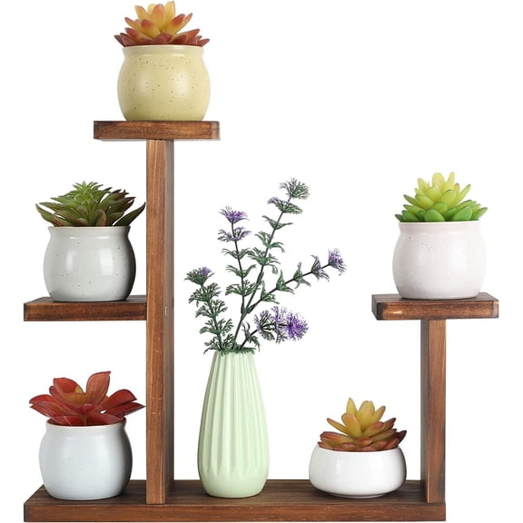 Desktop  Stand Indoor Small Windowsill Flower Shelf Tabletop  Shelf Holder Display Rack for Succulent  in  Room Office
