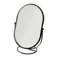 thumbnail image 1 of Desktop Stand Mirror Freestanding Multipurpose Vanity Round Mirror Makeup Mirror Luxury for Bathroom Dresser Desktop Tabletop Black, 1 of 10
