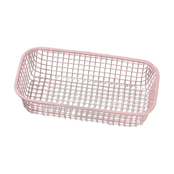 Desktop Storage Basket with Open Top for Office Stationery and Kitchen Items