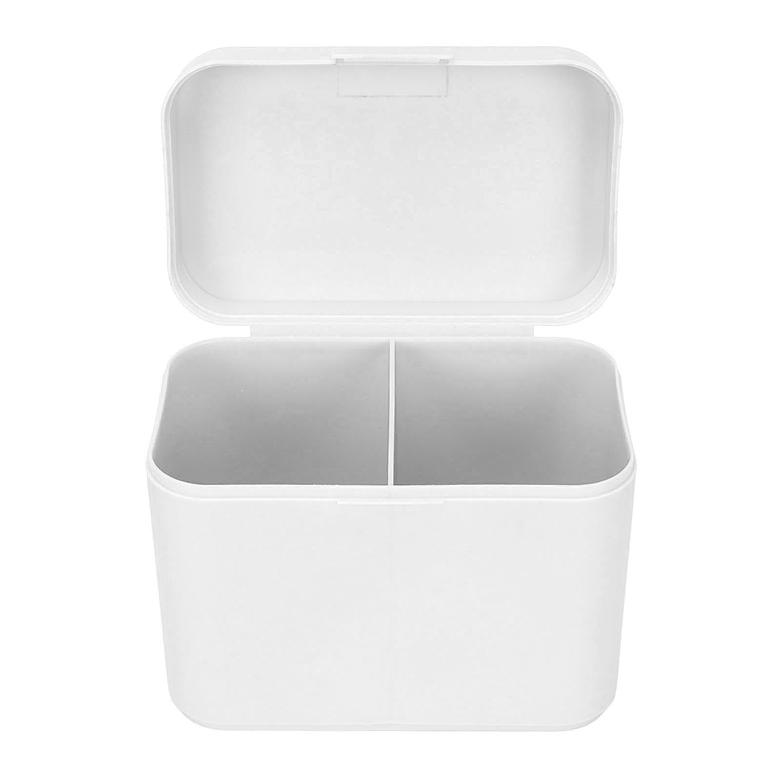 Desktop Storage Box 2 Grids Separate Multifunctional Dustproof High