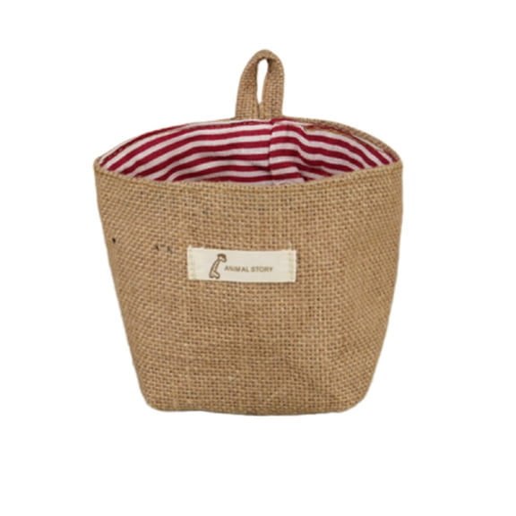 Desktop Storage Box Container Bedside Cabinet Storage Bag Pocket Box Flower Pot