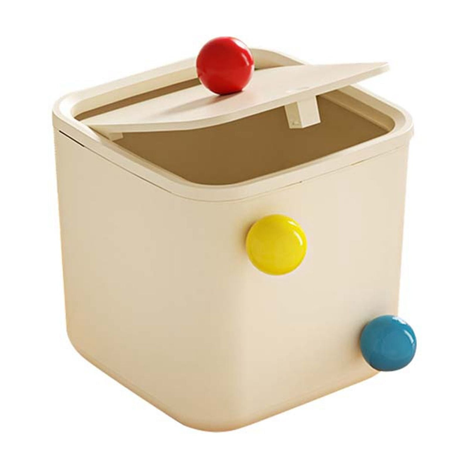 Desktop Storage Box,Garage Organization Storage Bin with Lid Storage