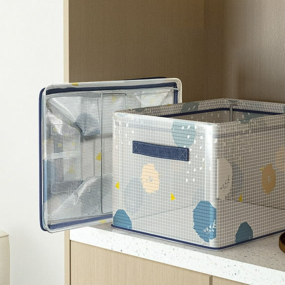Desktop Storage Box, Large Capacity Sundries Organizer, Cosmetics and Snacks Storage Solution for Home and Bedroom, Declutter Your Space
