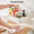 Loading Icon Box Box Desktop Storage Box Makeup Organizer with Handle Strong Load-Bearing ...