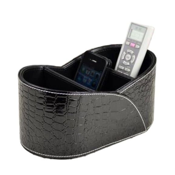 Desktop Storage Box Remote Control Holder, TV Air Conditioner Remote Organizer, Desk Storage Container Box for Desk, Office Supplies, Home