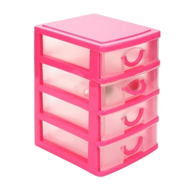 Desktop Storage Drawer Plastic Desk Drawer Organizer Mini Desktop Drawer Small Cute Desktop Storage Drawers Makeup Organizer Home Office Table Storage