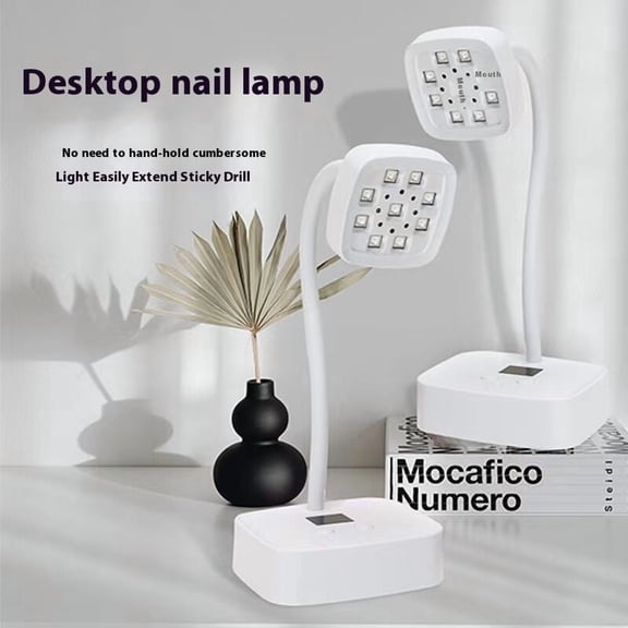 Desktop Storage Manicure Lotus Lamp Quick-drying Induction
