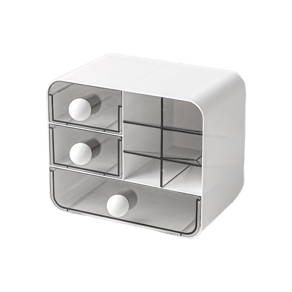 Desktop Storage Organizer with Drawers for Vanity, Workspace, Living Area, Multi Purpose Home Office Supply Organization Solution