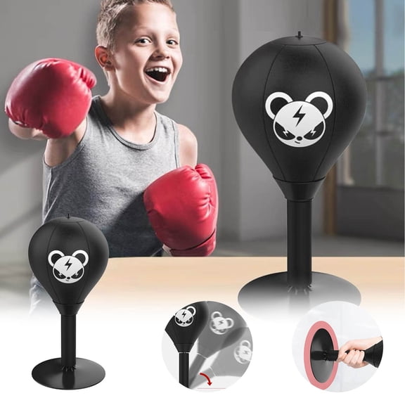 Desktop Stress Punching Set for and Home Use Durable Base Mini Boxing Training Idea