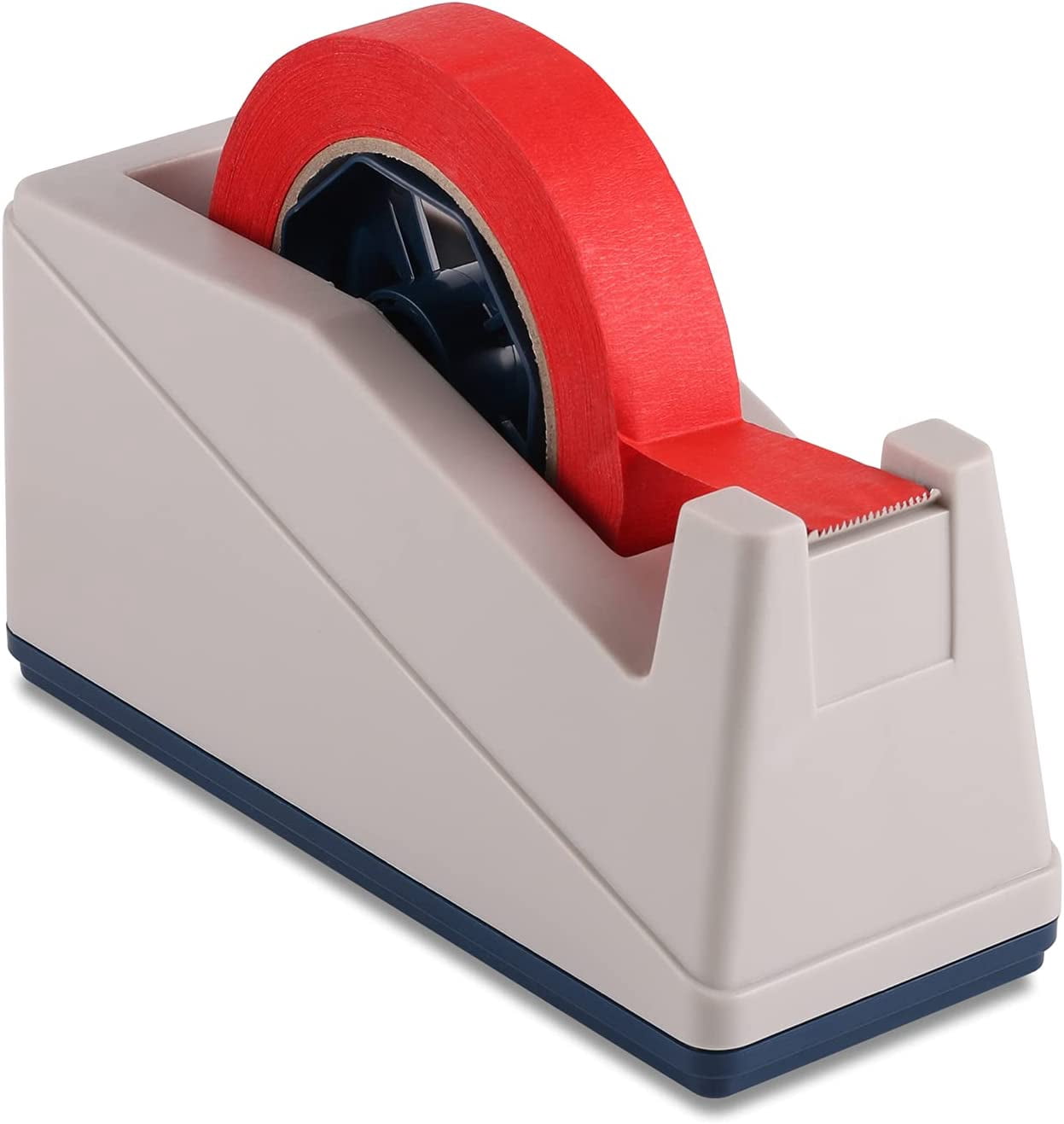 Desktop Tape Dispenser Holder with Large 3 inch Core for Masking/Heat Transfer Sublimation/Painters and Freezer/Kitchen Tape,0128GY