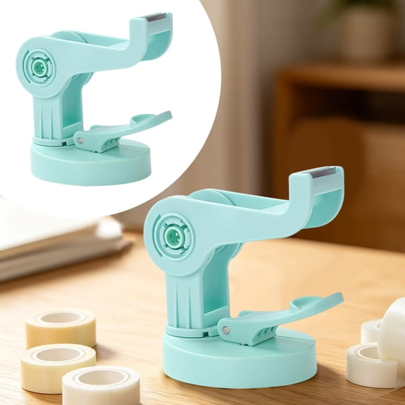 Desktop Tape Dispenser, Stationery Supplies Suction Cup Tape Cutter for Office