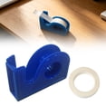 thumbnail image 1 of Desktop Tape Dispenser with Tape Roll, Small Plastic Tape Cutter Holder, Lightweight Adhesive Tape Dispenser, Office Stationery Supply for Home Office Desk Wrapping Craft Daily Use, 1 of 7