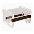 thumbnail image 1 of Desktop Tape Dispenser with Serrated Edge, Clear Tape Organizer for Office Home Use, PS & ABS Plastic, 4.1 x 3.6 x 2.8 in Brown, 1 of 1