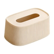 Desktop Tissue Box and Household Living Room Dispenser for Facial Tissues and Napkin Storage