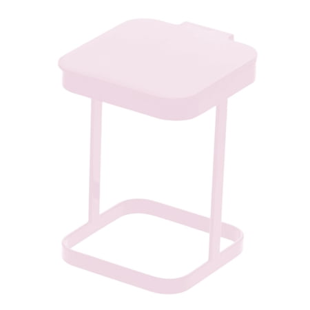 Desktop Trash Bag Holder, Trash Bag Bracket Organizer Garbage Storage Rack Waste Container Holder with Lid Small Garbage Bag Rack for Home RV Pink