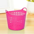 thumbnail image 1 of Desktop Trash Can, Compact Rocking Lid Mini Wastebasket, Portable Plastic Tabletop Bin for Office Home Coffee Table, Red, 1 of 6
