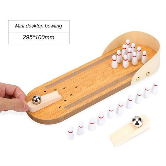 Desktop & Travel Bowling Toys Board Game Set