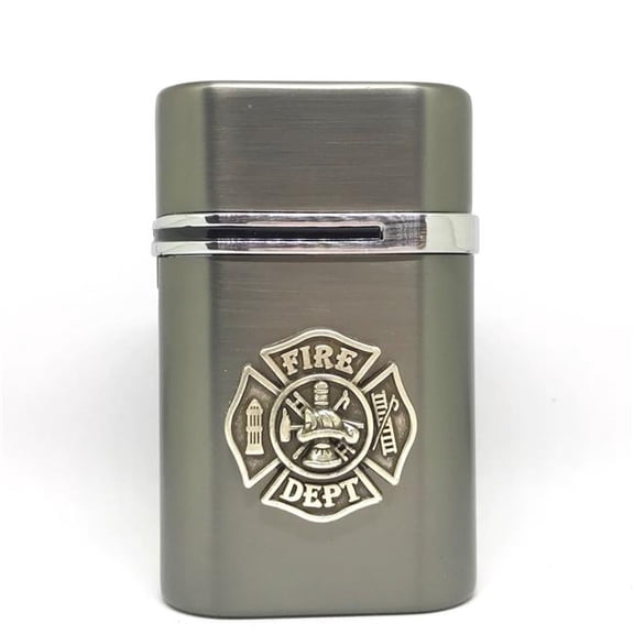 Desktop Triple Torch Lighter  (Firemans Cross  Black)