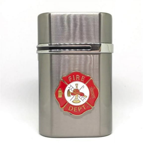 Desktop Triple Torch Lighter  (Fireman's Cross - Enamel)