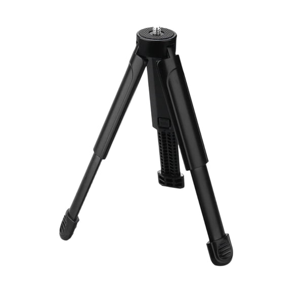 Desktop Tripod With 1/4 Inch Screw Hole, Three Section Extendable Arm, 27cm Wide Base For Photography And Live Stream