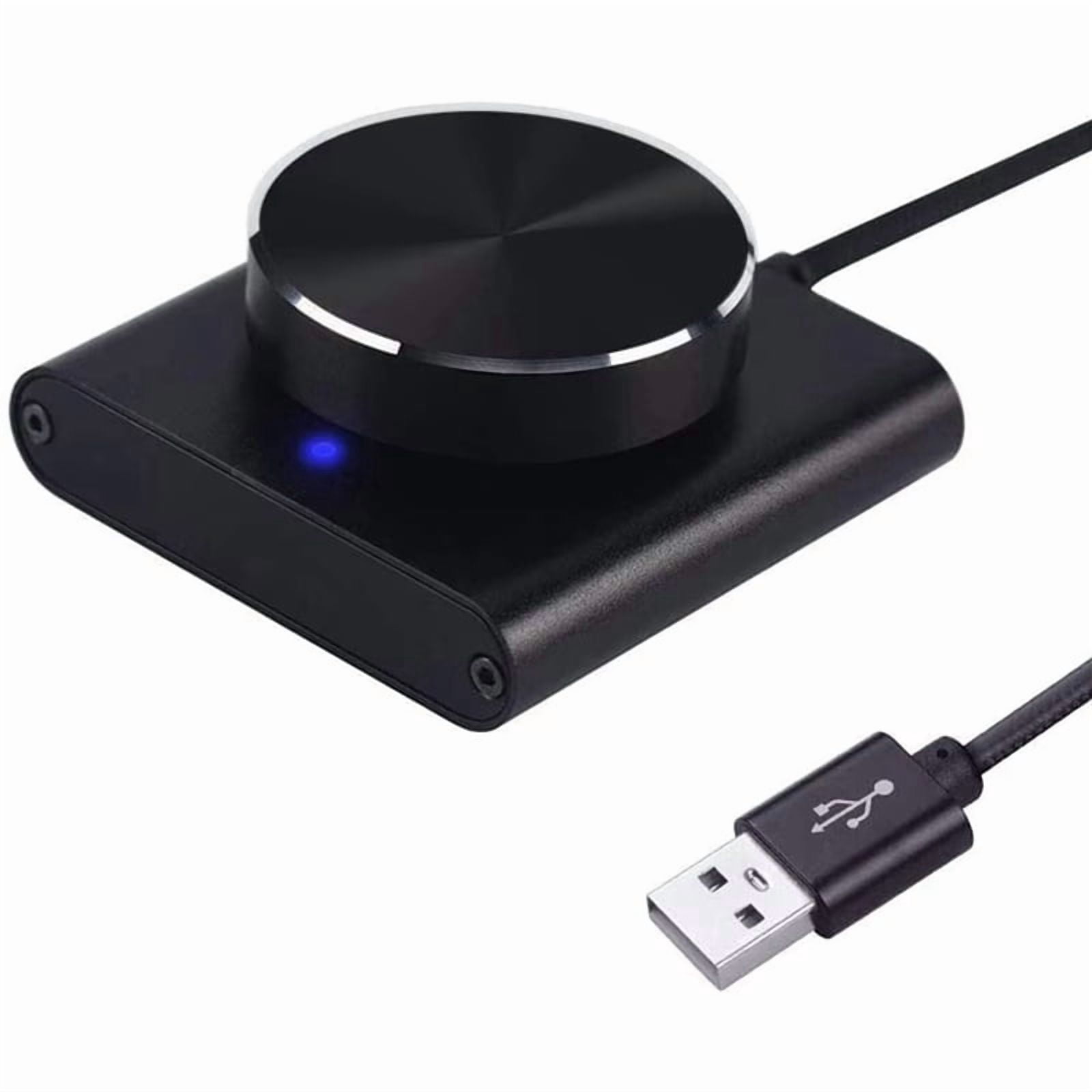Controlor Button Desktop USB Rotary Button Volume Controller for and OS, 1-Button , ABS ...